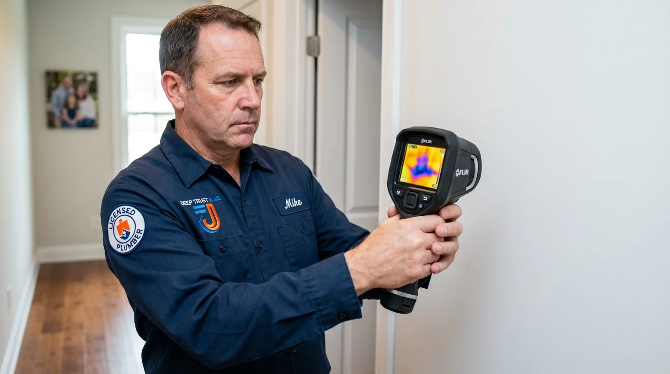Thermal imaging leak detection by Johns Plumbing LLC in Saint Clair